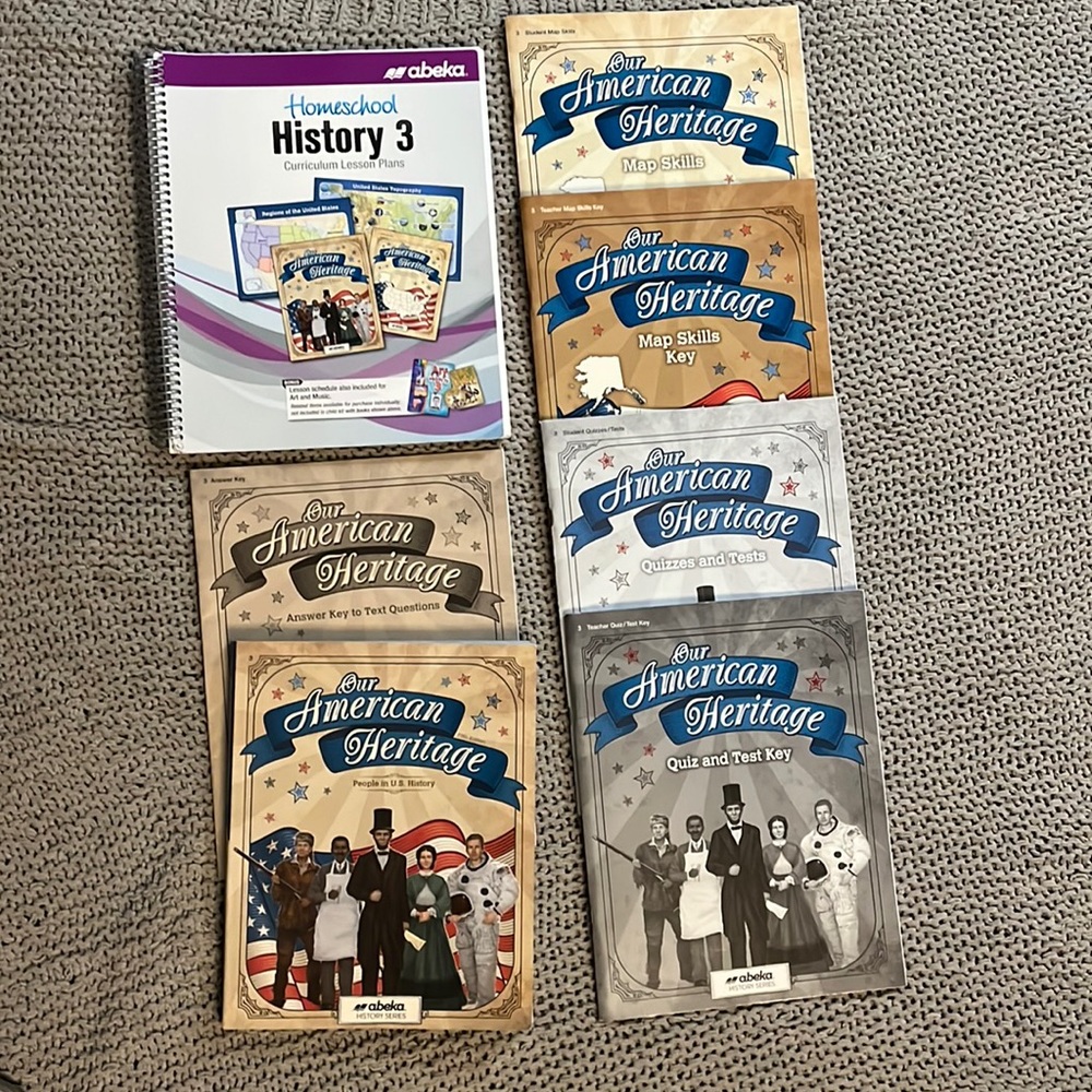 Used Grade 3 Abeka American History Curriculum (parent and student editions)